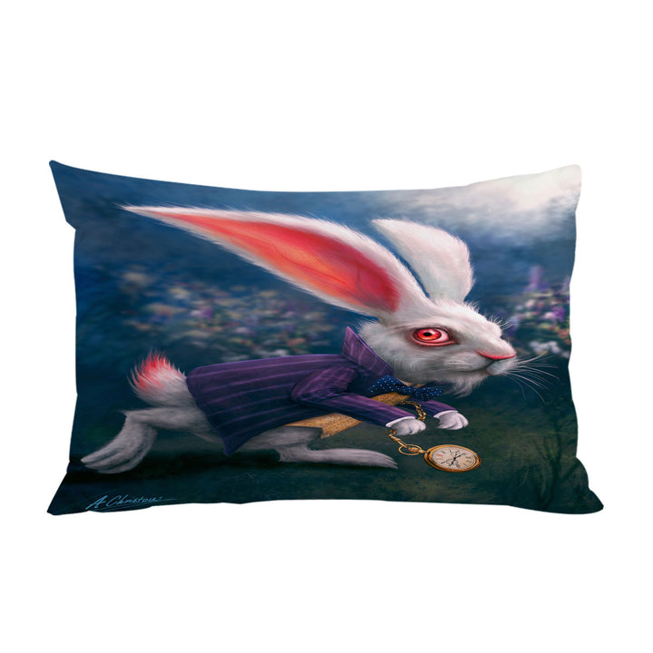 Cool Wonderland Art Rabbit Pillow Cases
