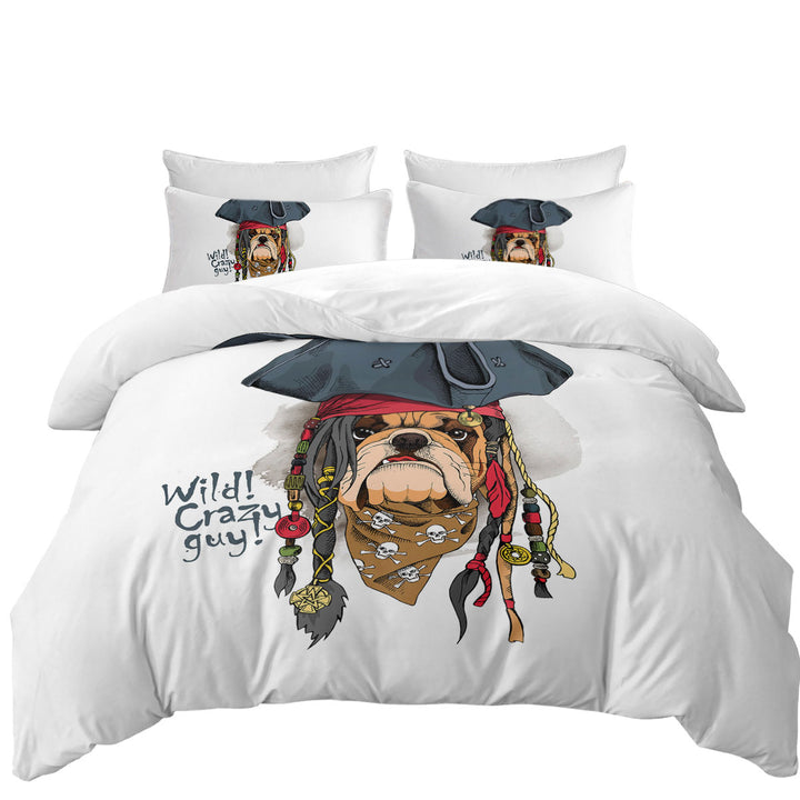Cool and Crazy Pirate Bulldog Donna Covers
