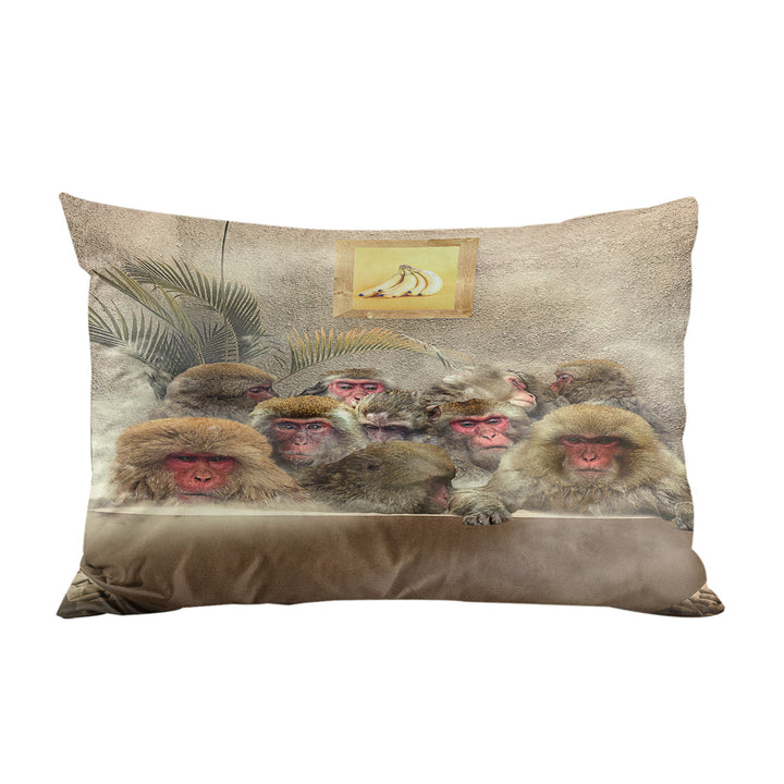 Cool and Funny Art Monkeys Bath Pillowcases