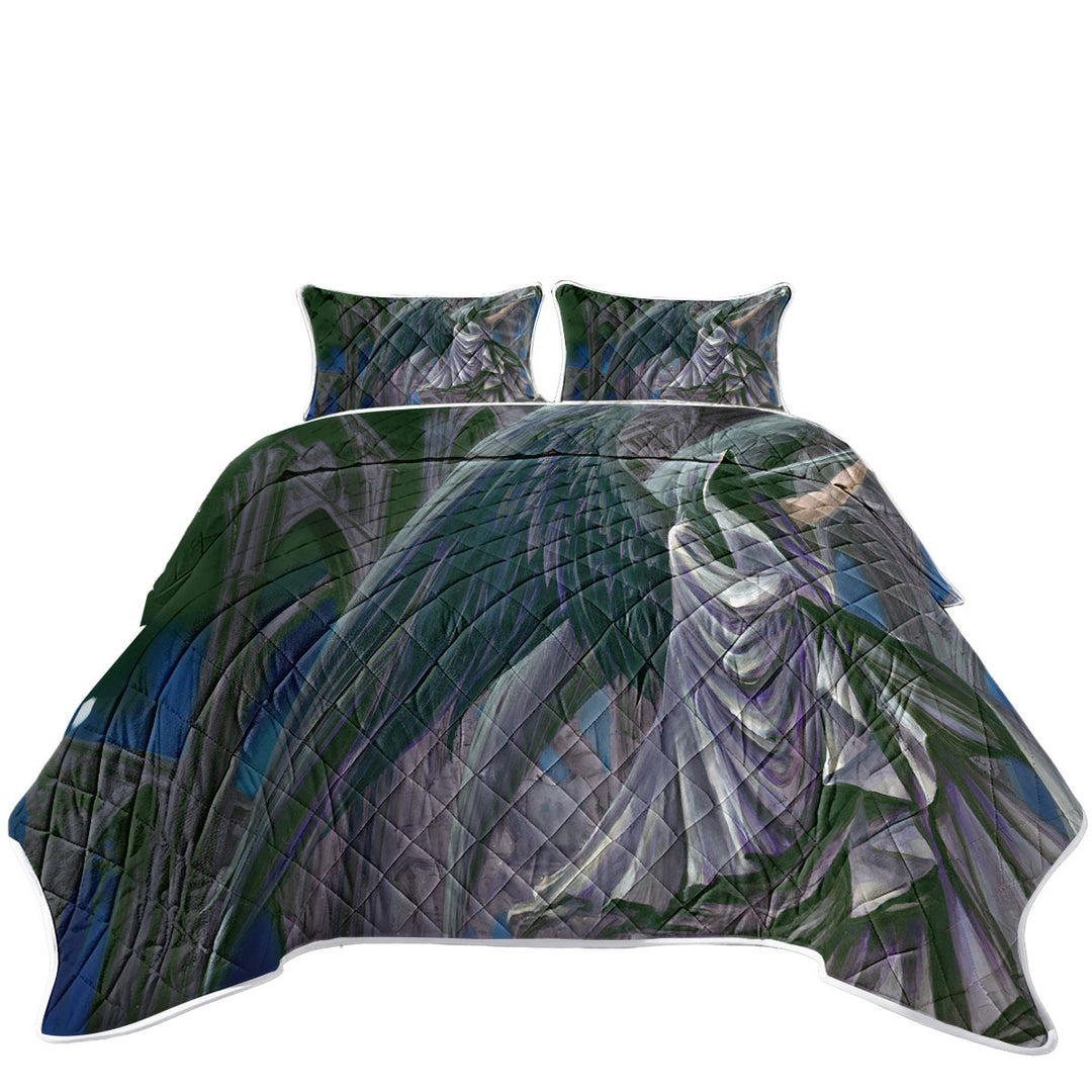 Coverlet with Armageddon Angel of Death Dark Art Drawing