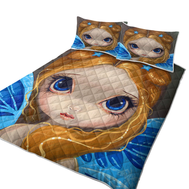 Coverlet with Faces of Faery _14 Little Princess
