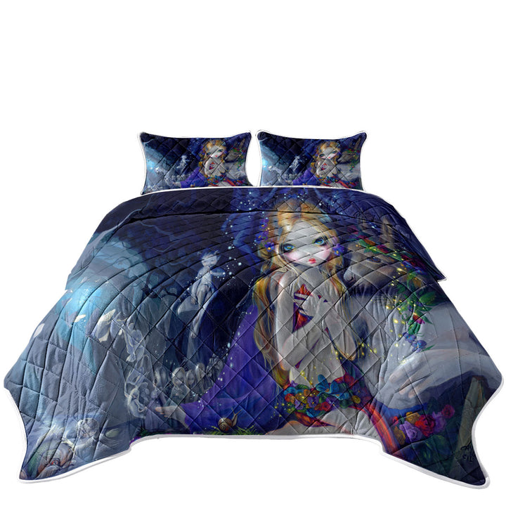 Coverlet with Fantasy Magical Art a Midsummer Night_s Dream