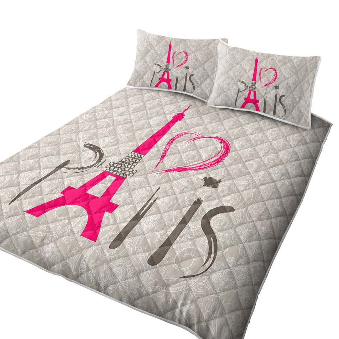 Coverlet with Paris