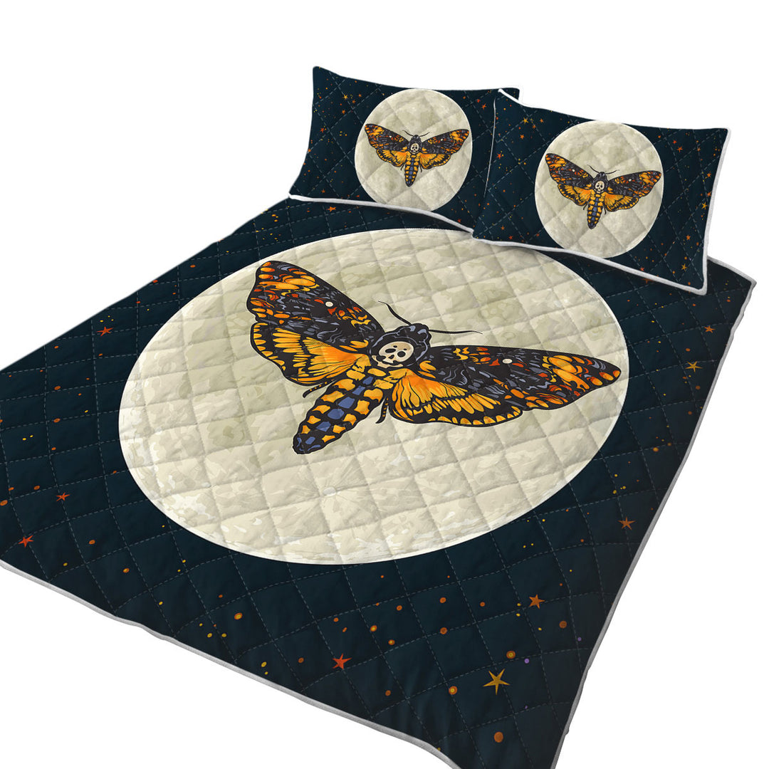 Coverlet with The Moon Death Moth
