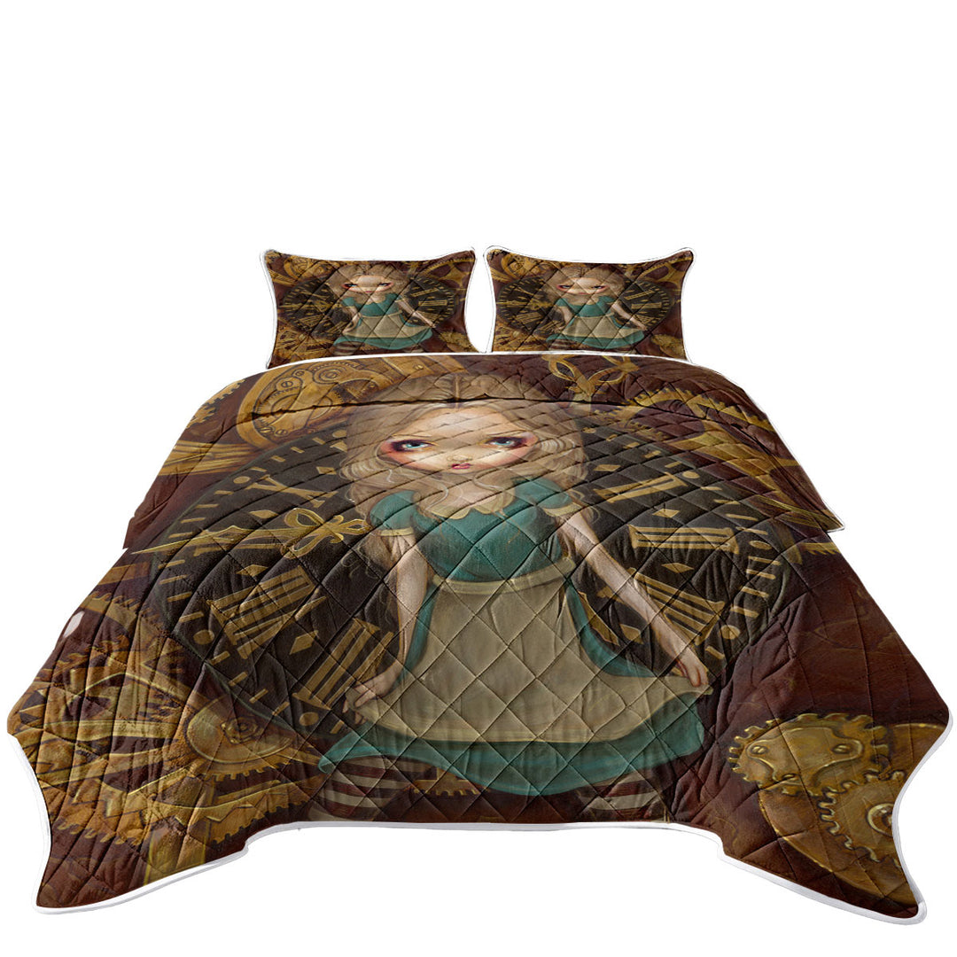 Coverlets with Beautiful Alice in Clockwork