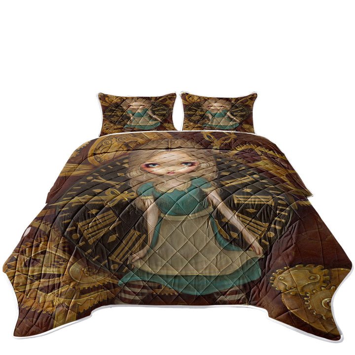 Coverlets with Beautiful Alice in Clockwork