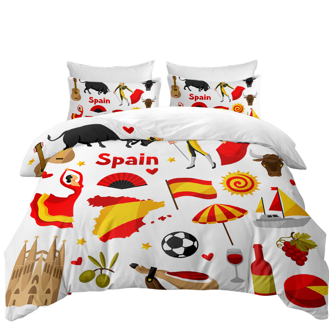 Coverlets with Cool Pattern Spain Attractions