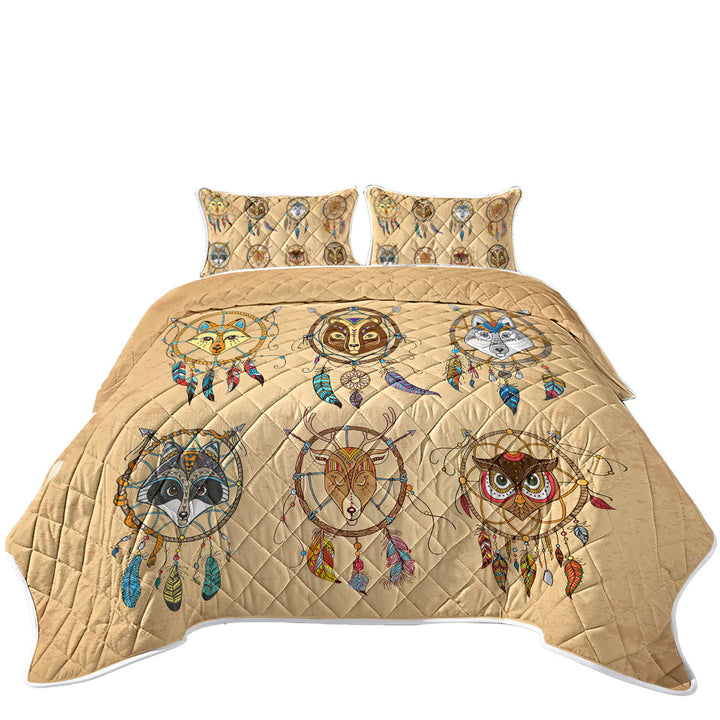 Coverlets with Cute Animal Dream Catchers for Kids