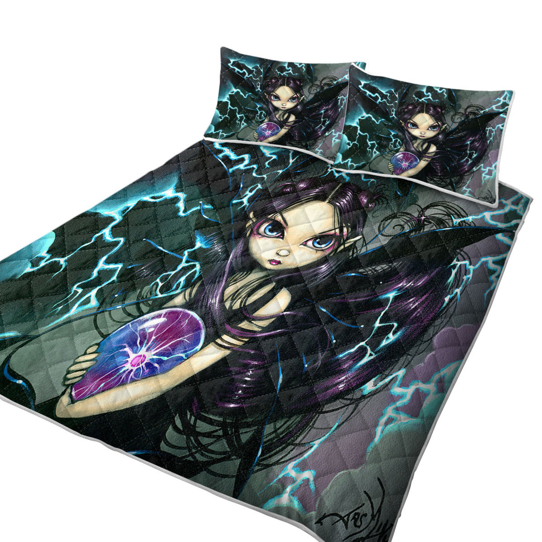 Coverlets with Fantasy Art Bringer of Lightning Fairy