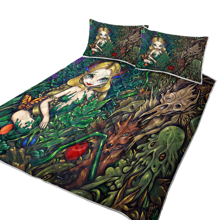 Coverlets with Fantasy Fairy of Summer and Hobgoblins of Autumn