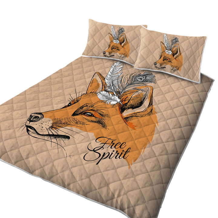 Coverlets with Free Spirit Feathers Fox
