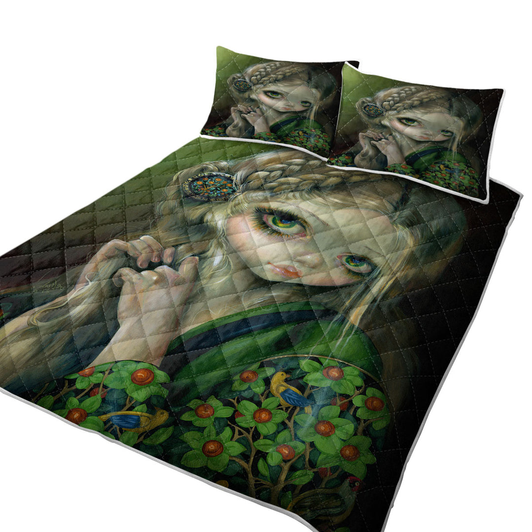 Coverlets with Maiden Queen Guinevere Had Green Eyes