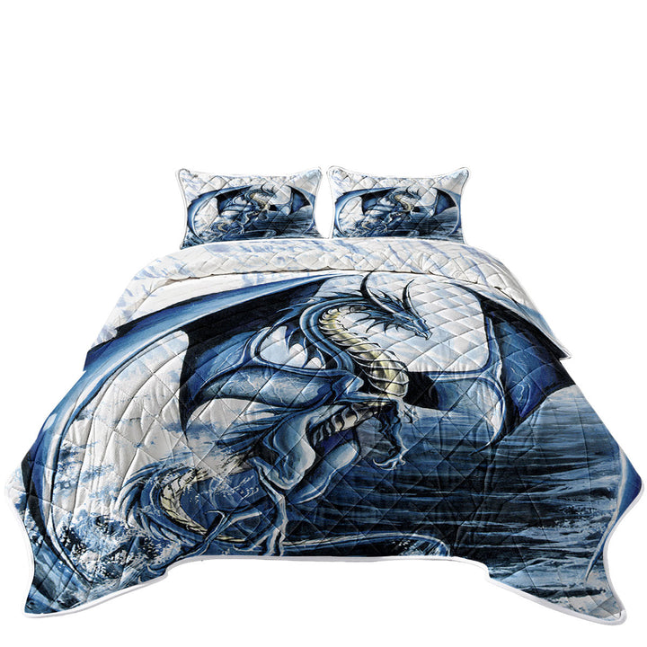 Coverlets with Spirit of the Ice Ocean Dragon