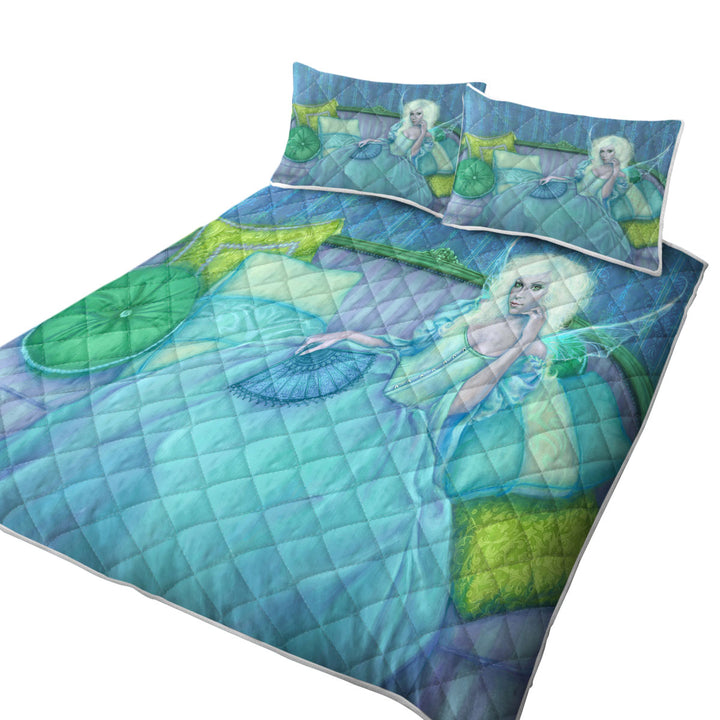 Coverlets with Vintage Fantasy Art Painting the Green Fairy
