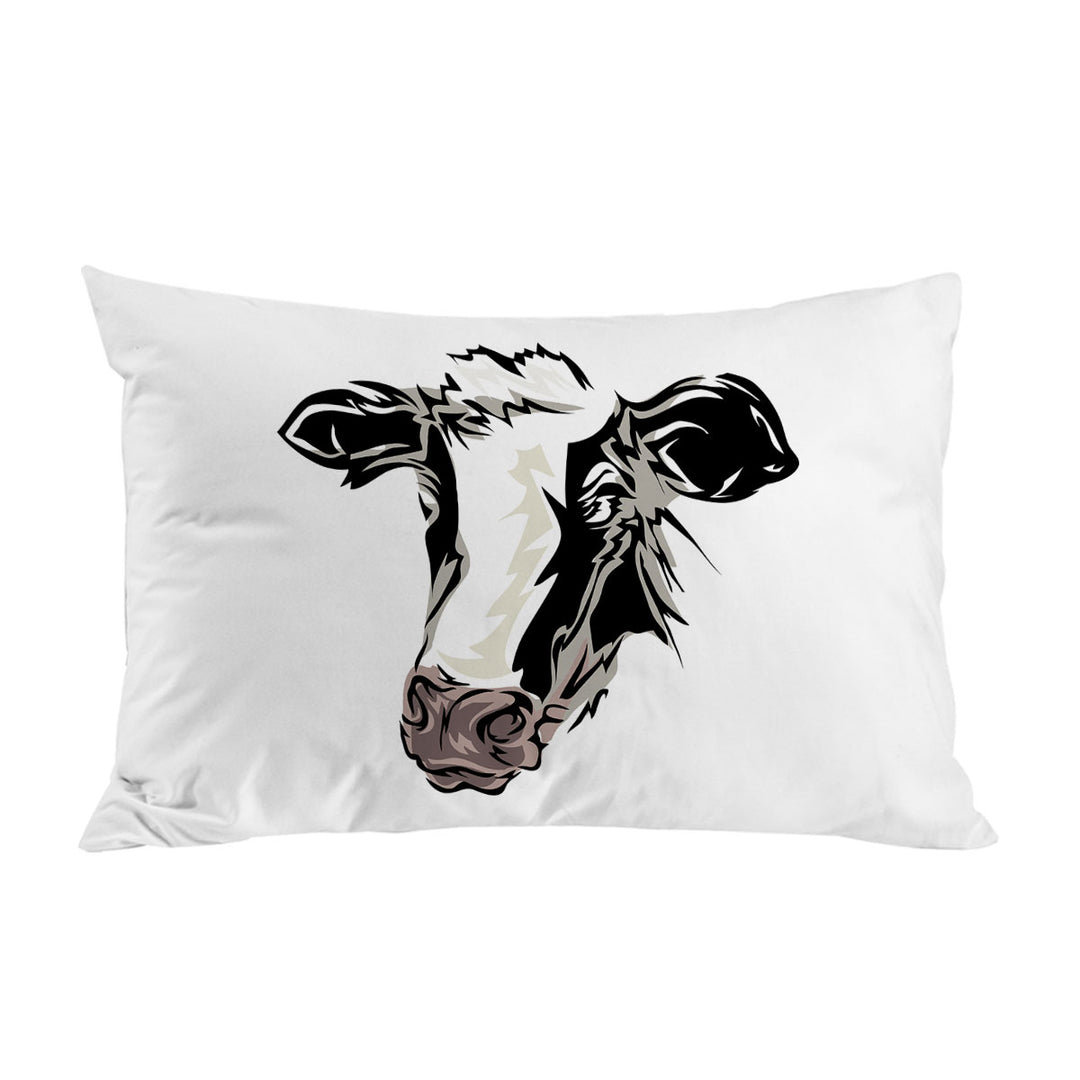 Cow Face Pillow Cases