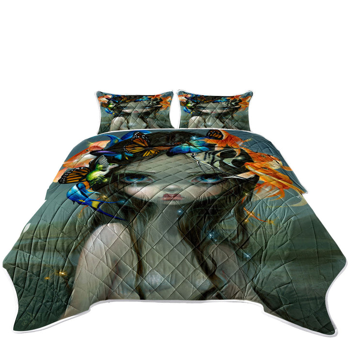 Crown of Air and Water Beautiful Mermaid Quilts