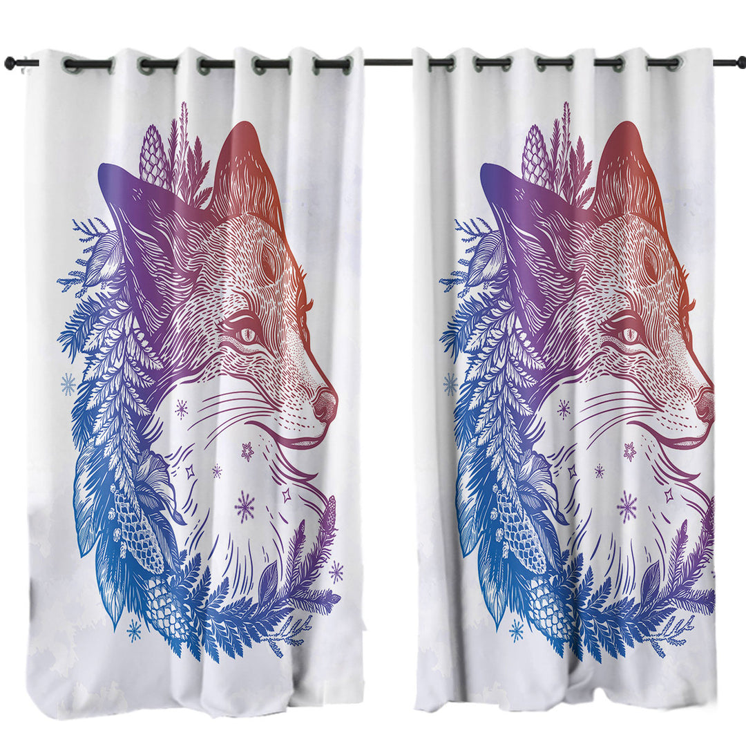 Curtain with Wild Fox Spirit