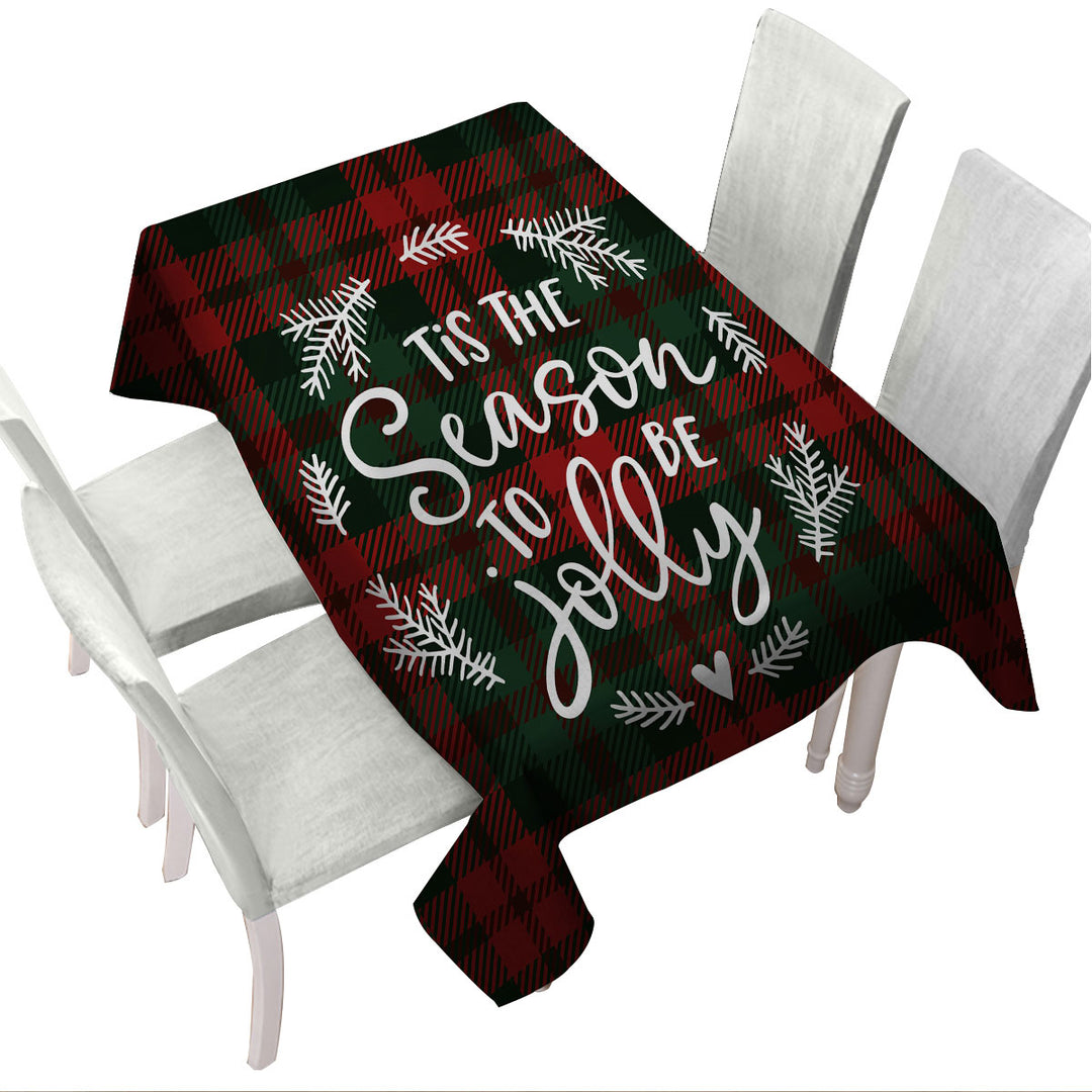 Custom table Covers with Christmas Spirit