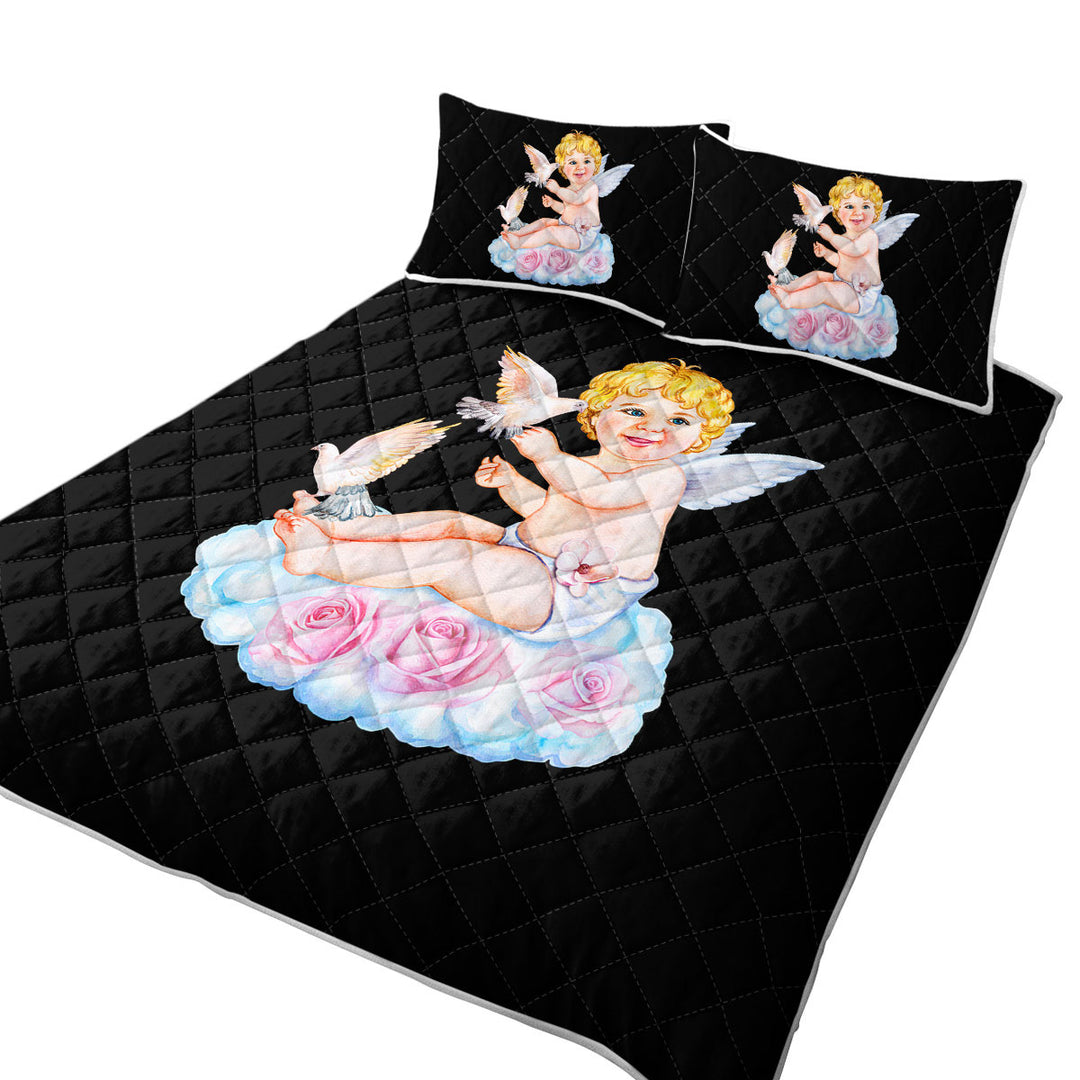 Cute Angel Baby Cupid Quilts