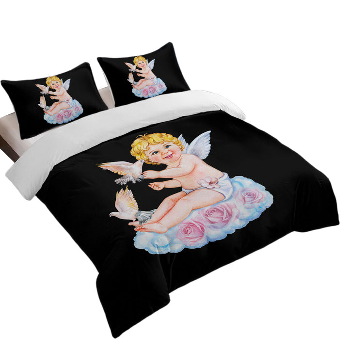 Cute Angel Baby Cupid Twin Duvet Covers