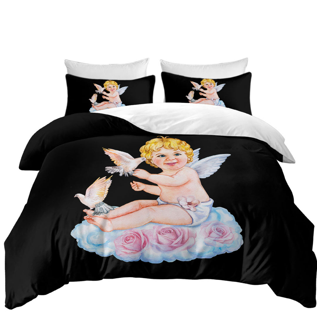 Cute Angel Baby Cupid Twin xl Duvet Covers