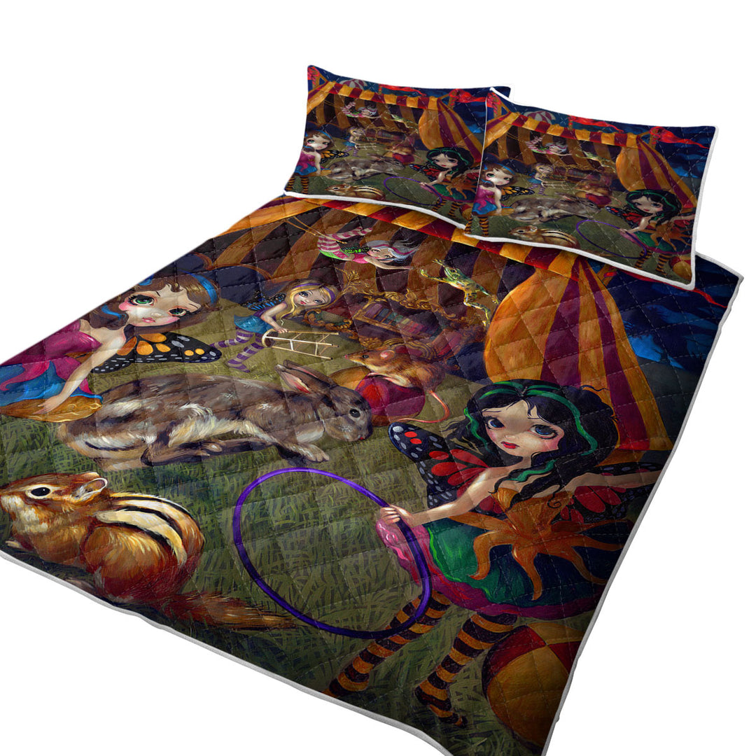 Cute Kids Art the Fairy Circus Quilt stores near me