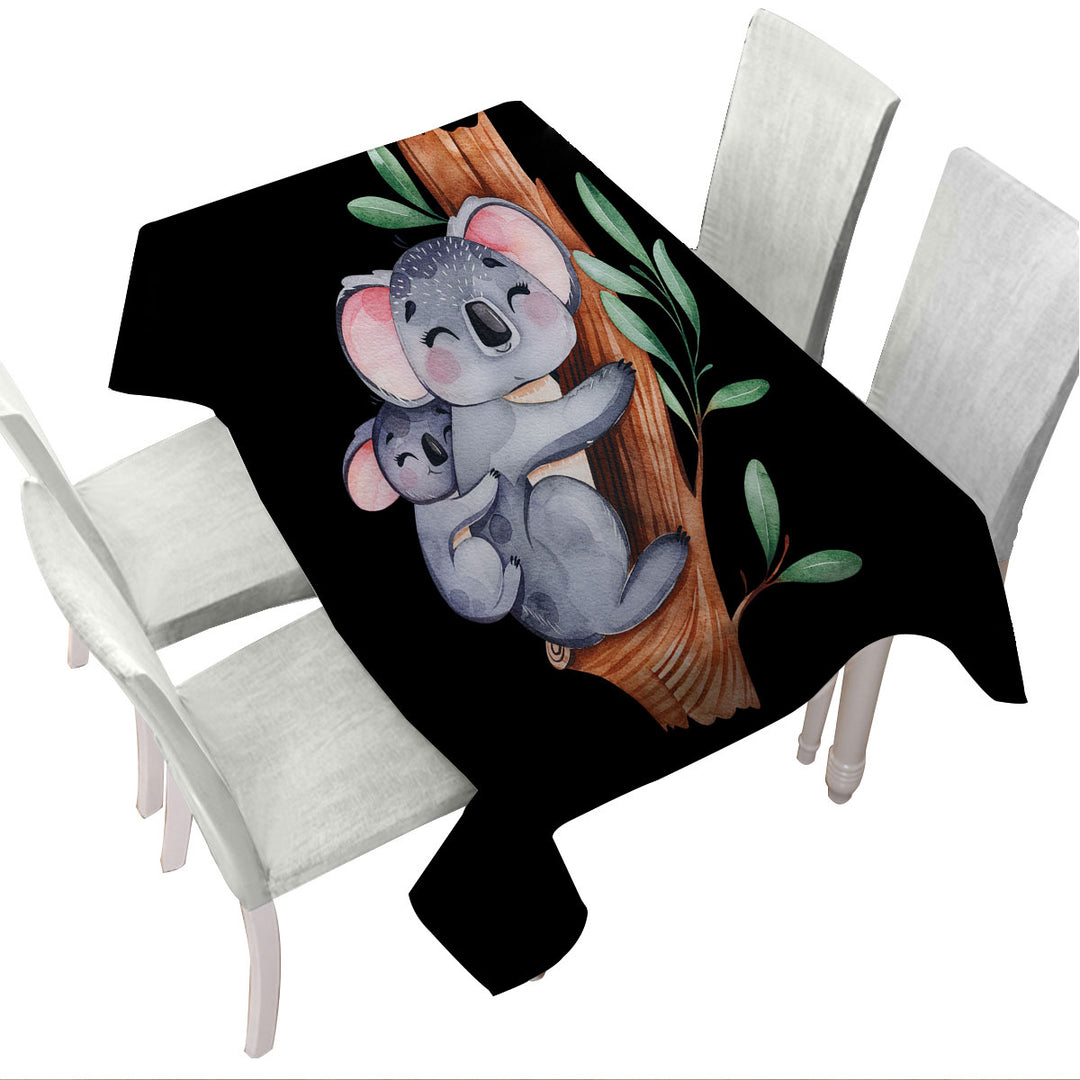 Cute Koalas Table Cover