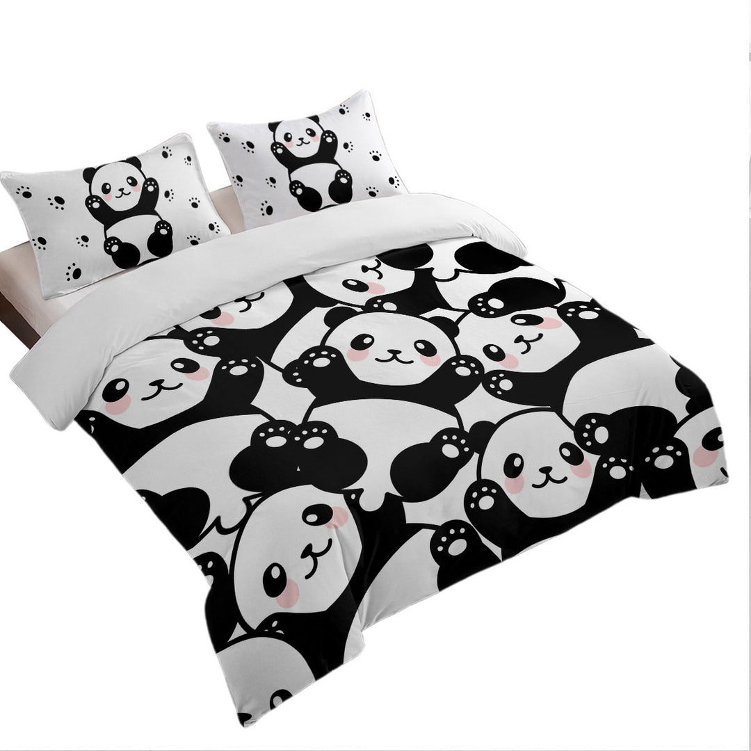 Cute Pandas Duvet Covers