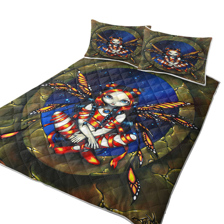 Cute Starry Night Fairy Quilt