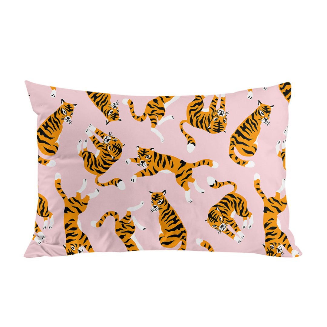 Cute Tiger Pattern Pillow Case Covers