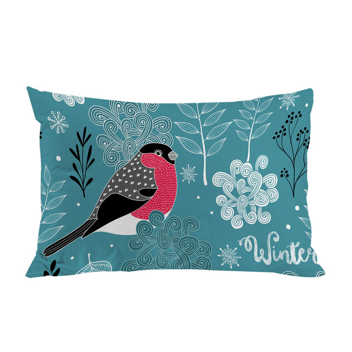 Cute Winter Birds Custom Pillow Cases