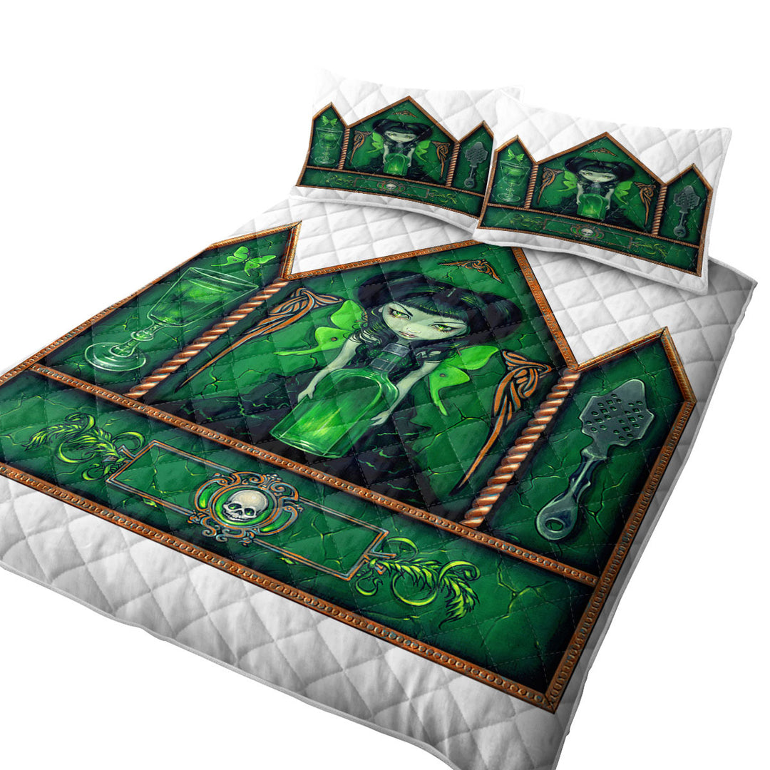 Dark Art the Absinthe Fairy California King Quilt Sets