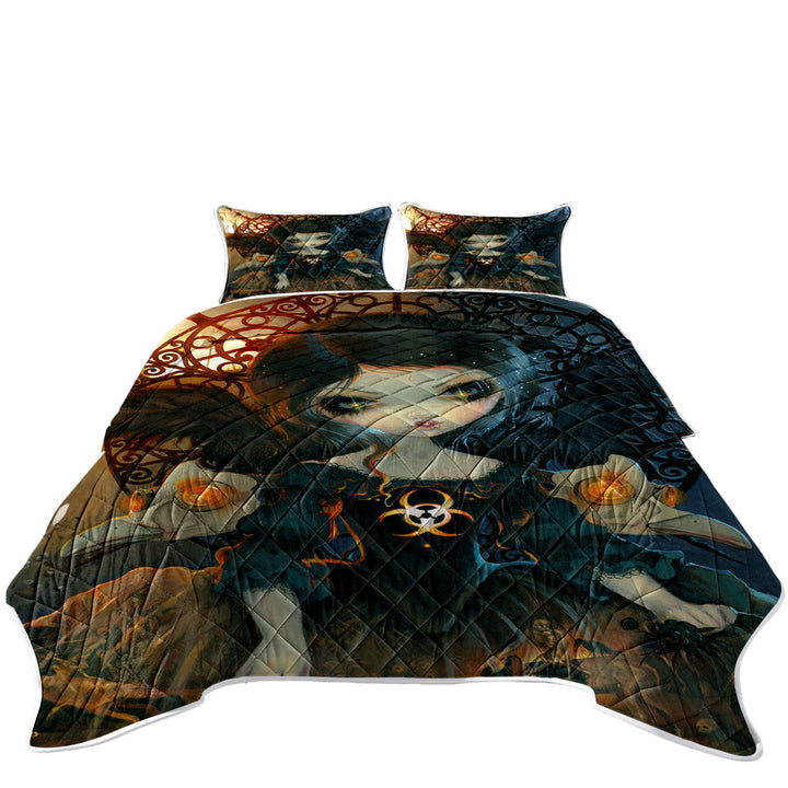 Dark Gothic Art Unseelie Court Pestilence Death Angel Quilt shop near me