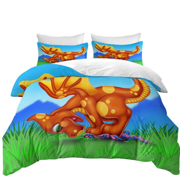 Daybed Covers Sets with Baby Cute Dragon