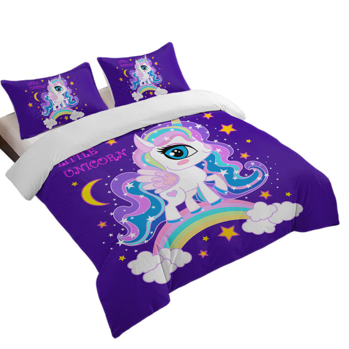 Daybed Covers Sets with Girlish Little Unicorn