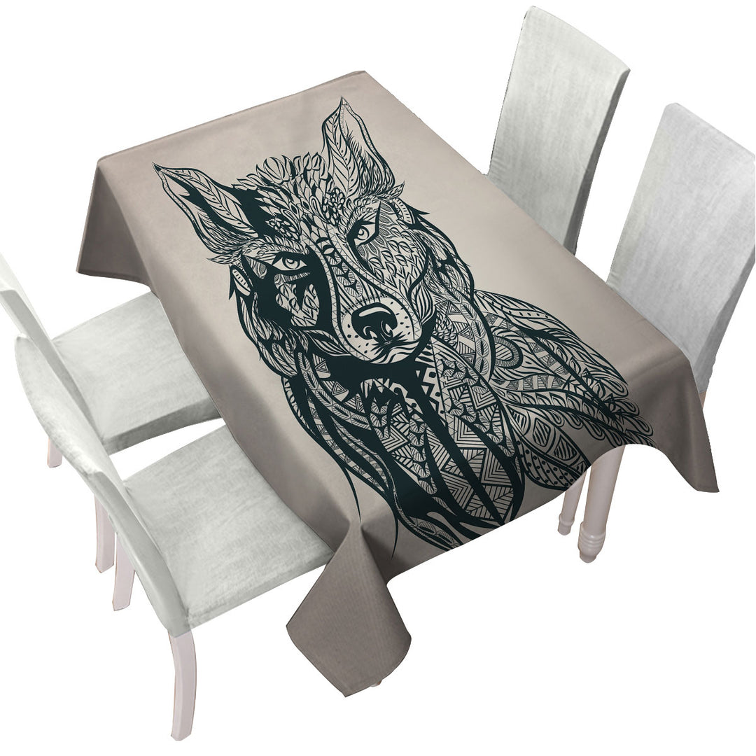 Deep Wolf Custom table Covers