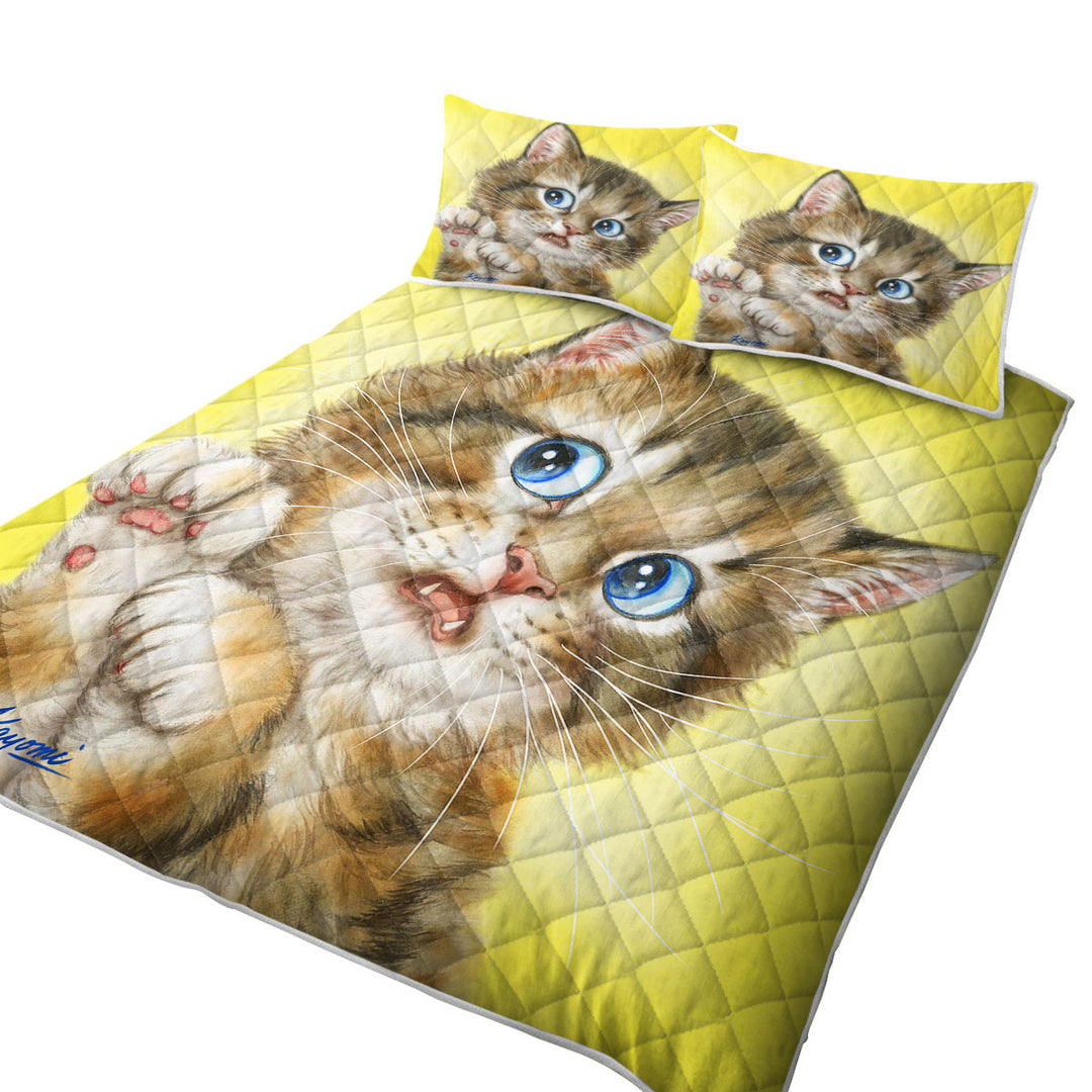 Designs for Kids Adorable Tabby Kitty Cat Quilts