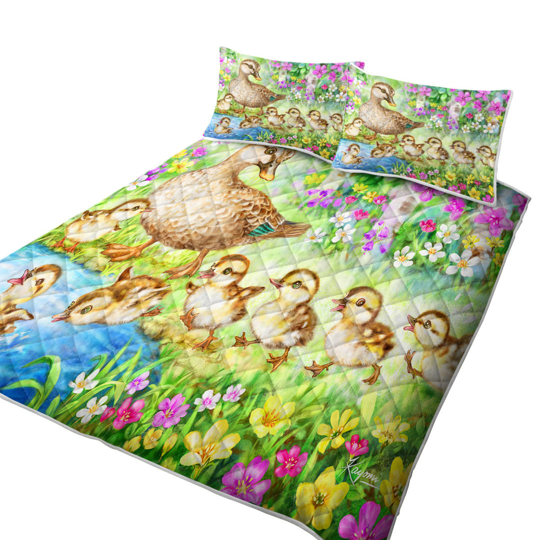 Designs for Kids Children Duck Family Quilts