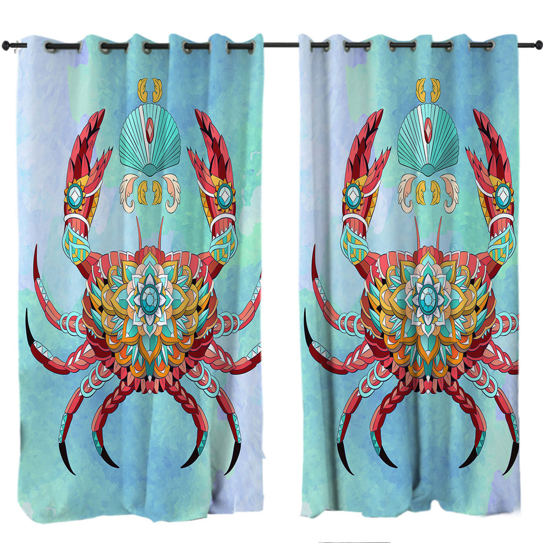 Diamond Crab Drapes