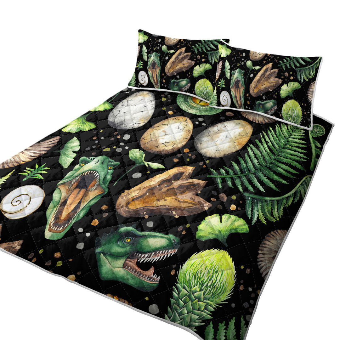 Dinosaur and Dinosaur Eggs Quilts