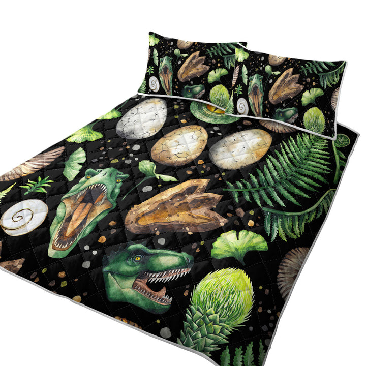 Dinosaur and Dinosaur Eggs Quilts