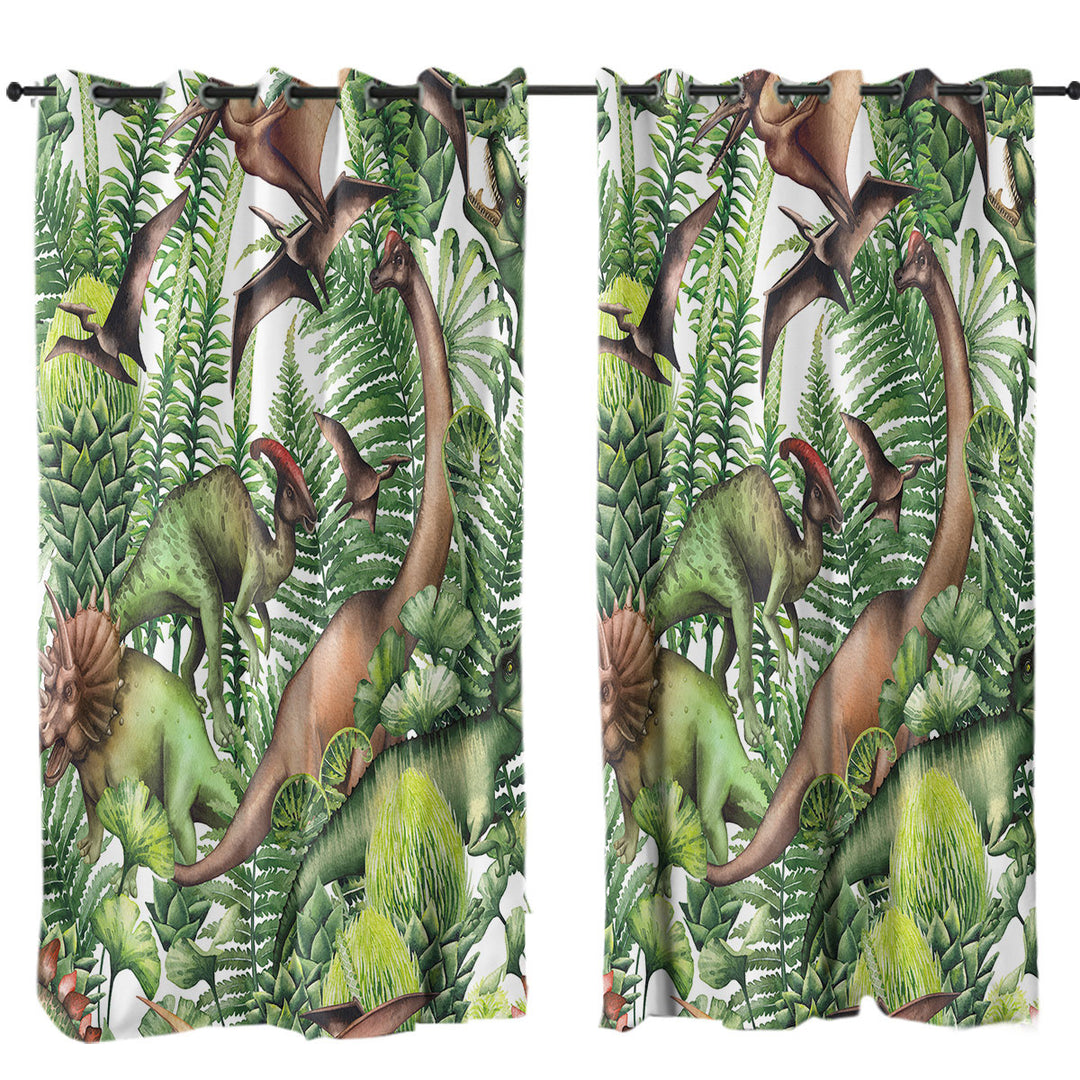 Dinosaurs Mix Drapes