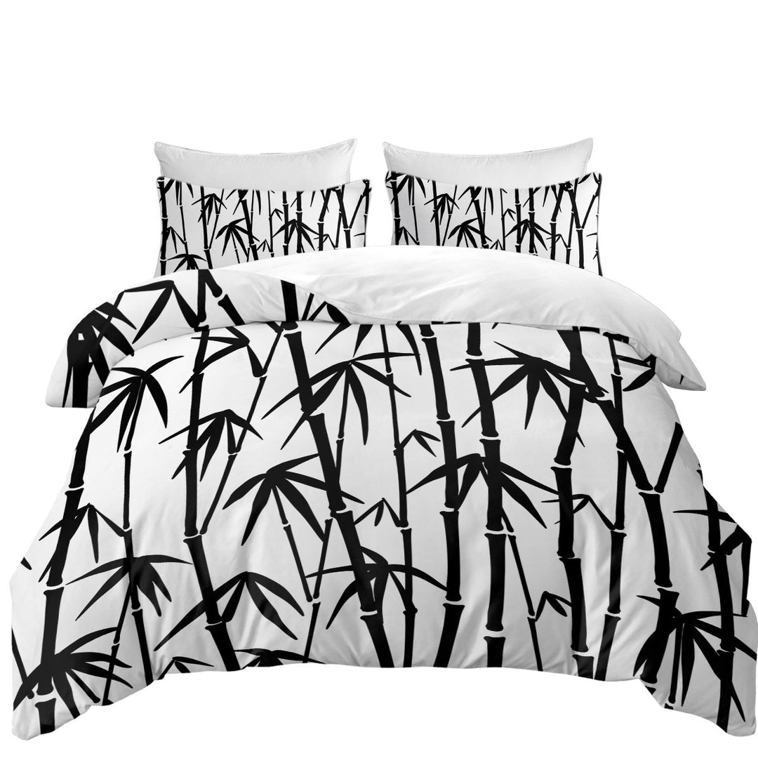 Donna Covers with Black and White Bamboo