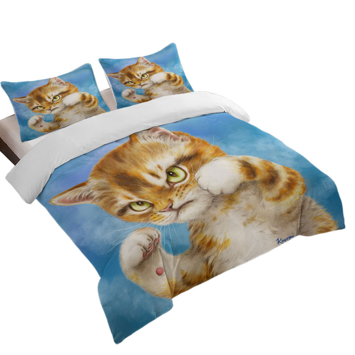 Donna Covers with Cool Cat Designs the Fighter Kitten