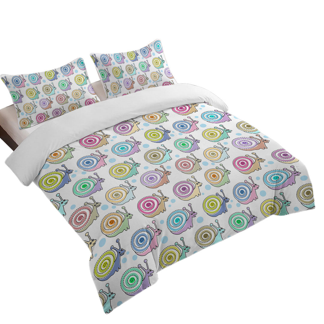 Donna Covers with Cute Colorful Snails