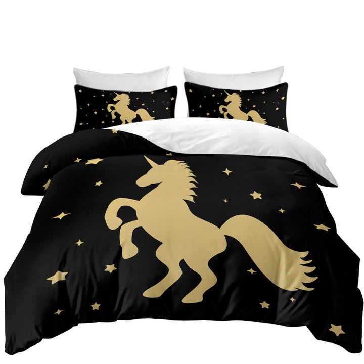 Donna Covers with Golden Unicorn and Stars