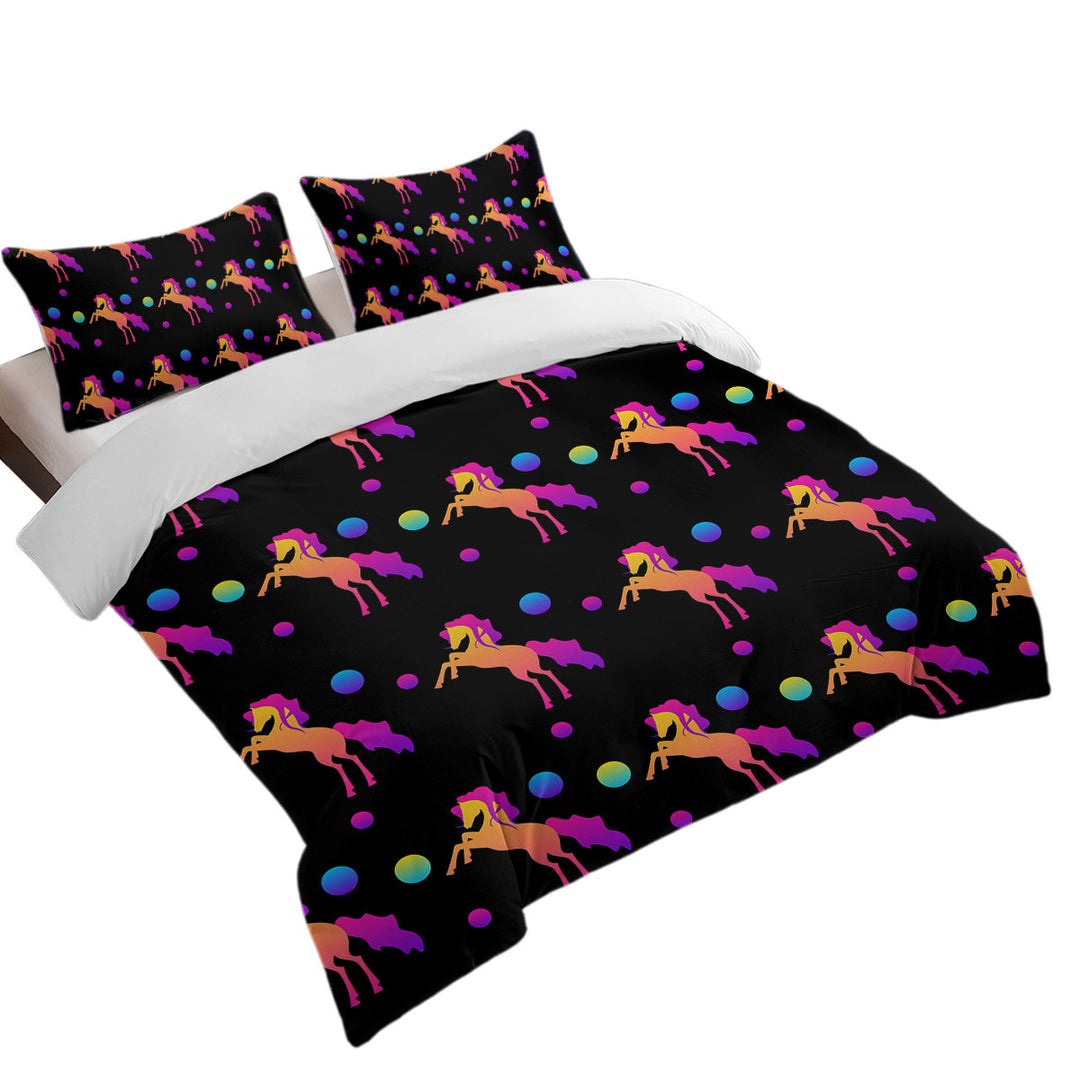 Donna Covers with Retro Colors Horse Pattern