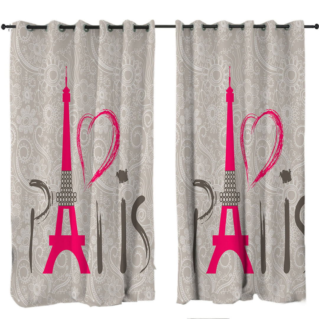 Drapes and Curtains with Paris
