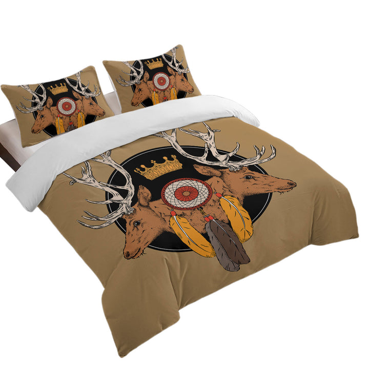 Dream Catcher and Deer Twin Duvet Covers
