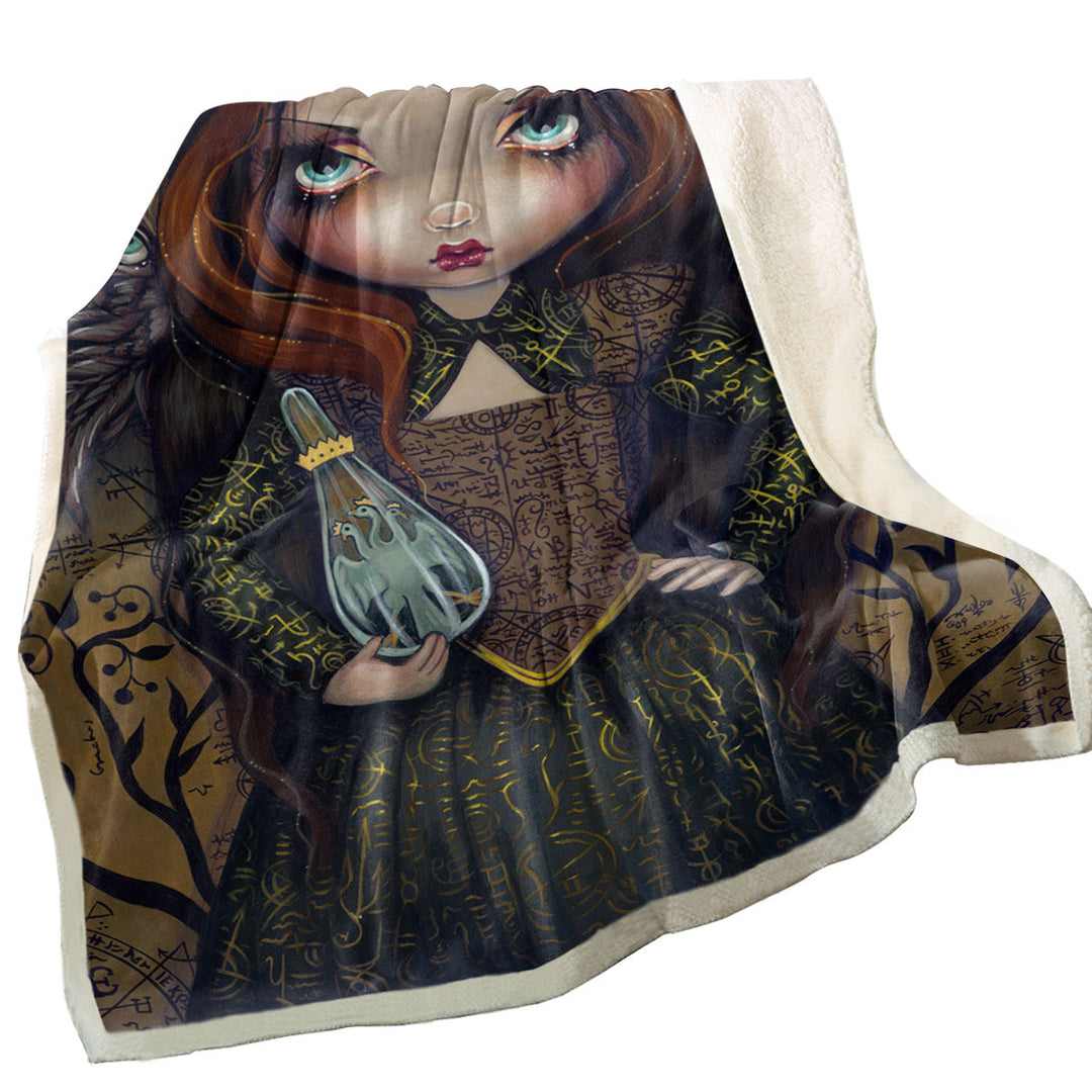 Dress of Alchemy Dark Angel Couch Throws